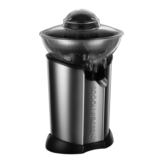 Russell Hobbs Juicer Instructions Manual