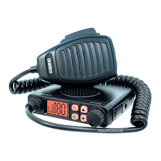 Uniden UH7700NB Owner's Manual