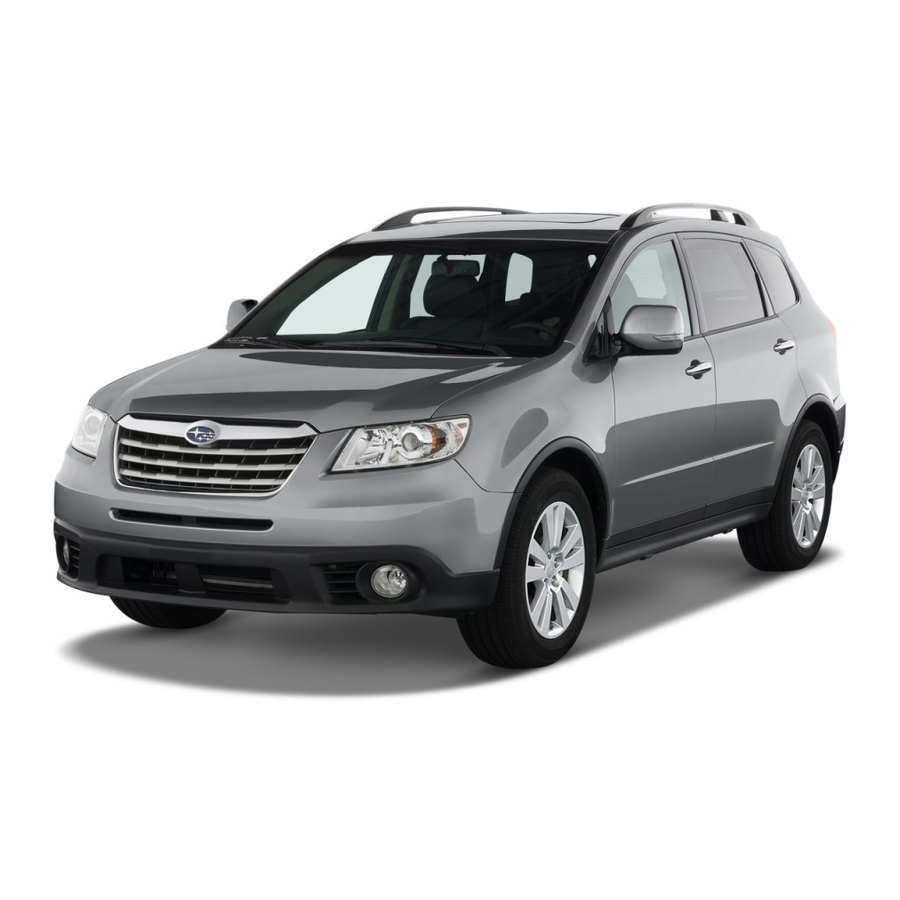 Subaru 2011 Tribeca Maintenance And Service Manual