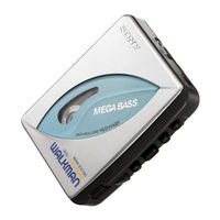 Sony WM-EX190 - Walkman Cassette Player Service Manual