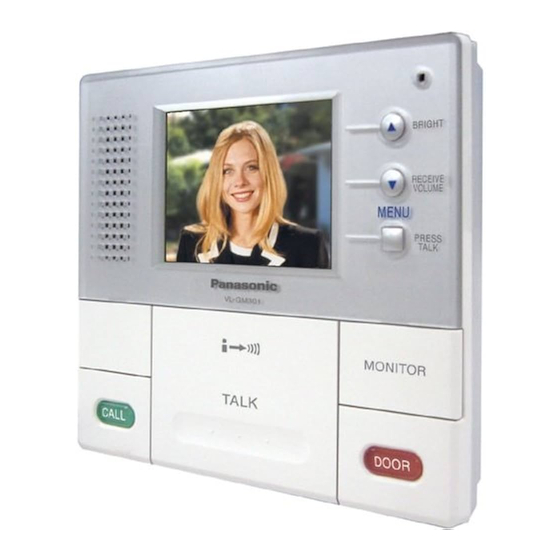 Panasonic VL-GM001 Video Intercom System Manuals