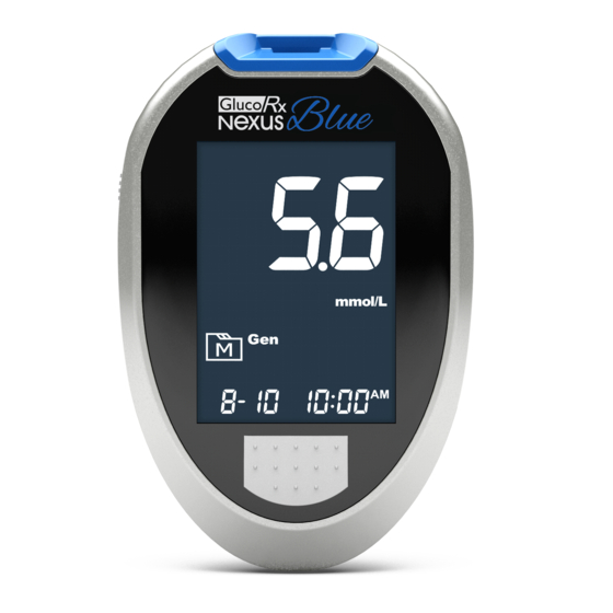 GlucoRx Nexus Blue TD-4277B Quick Start User Manual