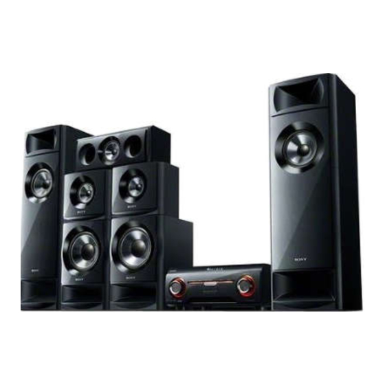 Sony HT-DDW3500 Quick Setup Manual