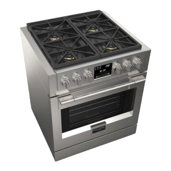 FULGOR MILANO SOFIA PRORANGE SERIES USE AND CARE MANUAL Pdf Download