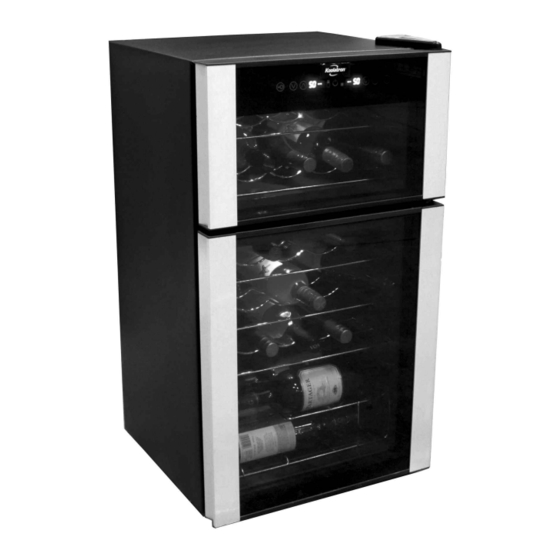 Koolatron 45 Bottle Dual Zone Wine Refrigerator,