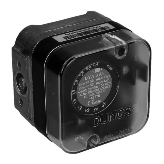 DUNGS LGW A4 SERIES INSTRUCTIONS MANUAL Pdf Download ManualsLib