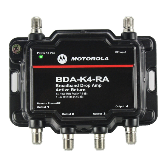 Motorola BDA Series Installation