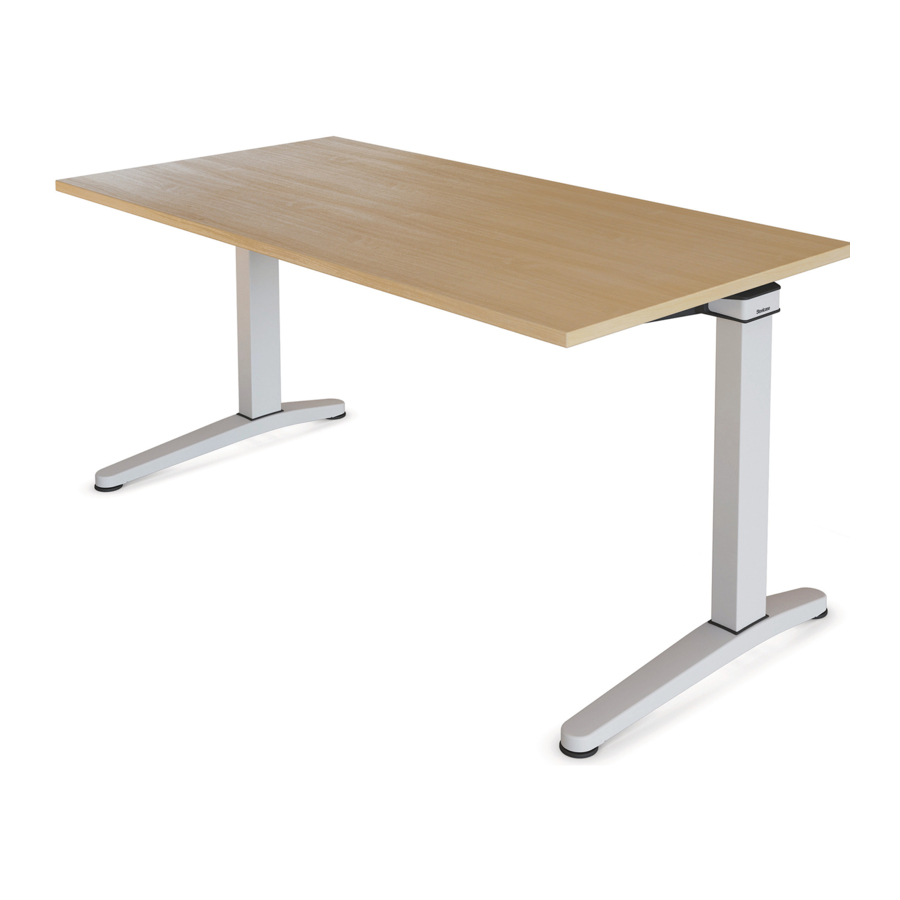 STEELCASE OLOGY HEIGHT ADJUSTABLE RECTANGULAR & TAPERED DESKS MANUAL