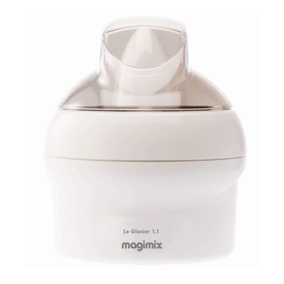 MAGIMIX GLACIER INSTRUCTIONS FOR USE MANUAL Pdf Download ManualsLib