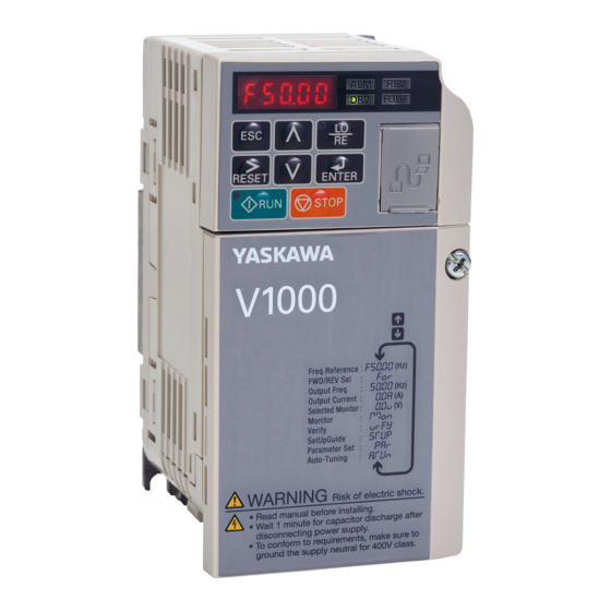 Yaskawa V1000 Manual