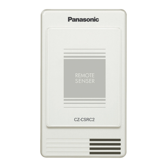 PANASONIC CZCSRC2 INSTALLATION INSTRUCTION Pdf Download ManualsLib