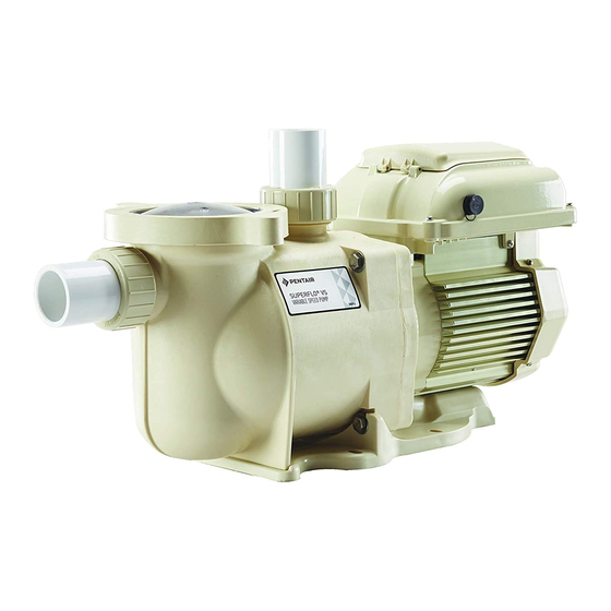 PENTAIR SUPERFLO VST INSTALLATION AND USER MANUAL Pdf Download ManualsLib