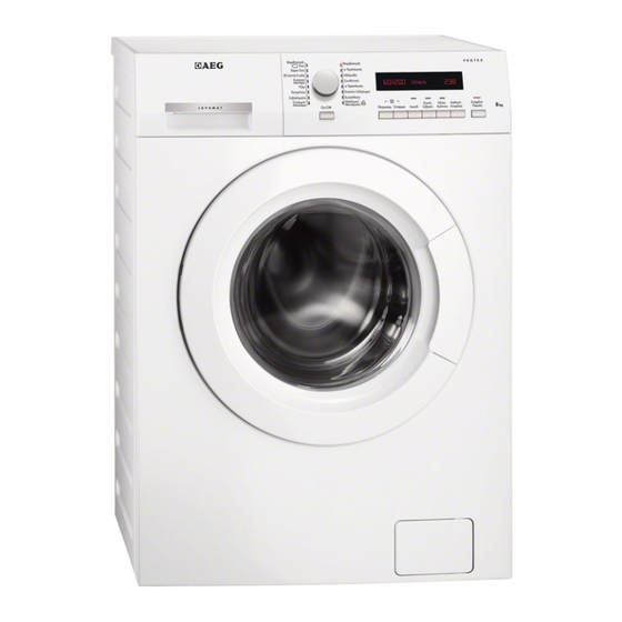 AEG L 73483 FL Washing Machine Manuals