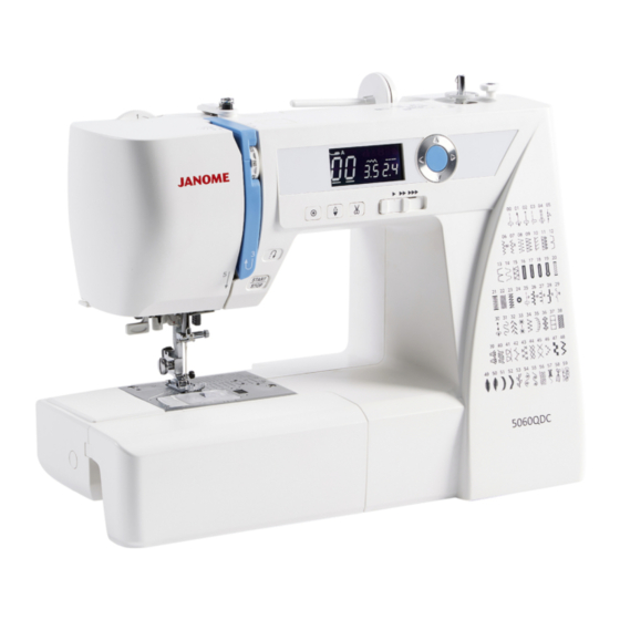 Janome 5060QDC Instruction Book