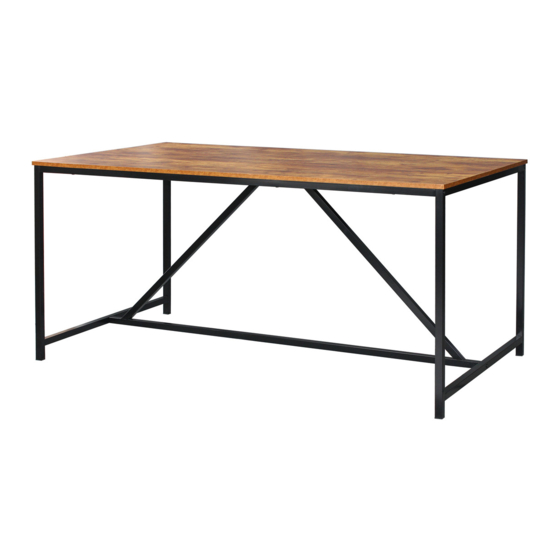 Mocka Dakota Dining Table Assembly Instructions