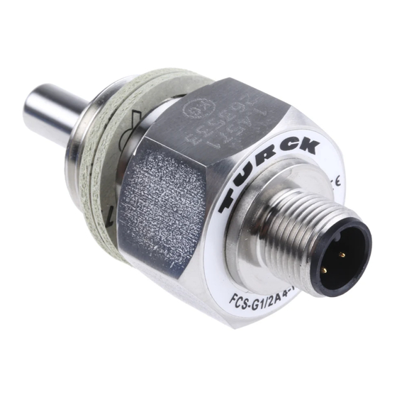 turck FCS-G1/2A4-NAEX-H1141 Manual