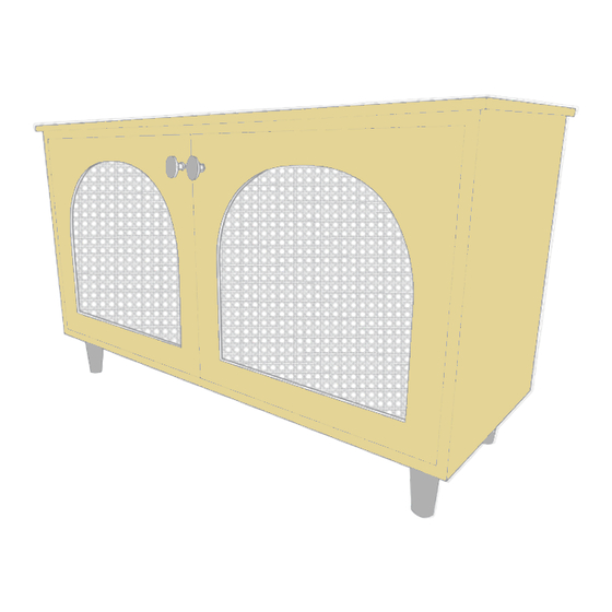 Oliver Bonas BUE SIDEBOARD Manual