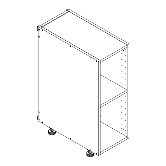 Reform BASE CABINET Product Assembly Manual