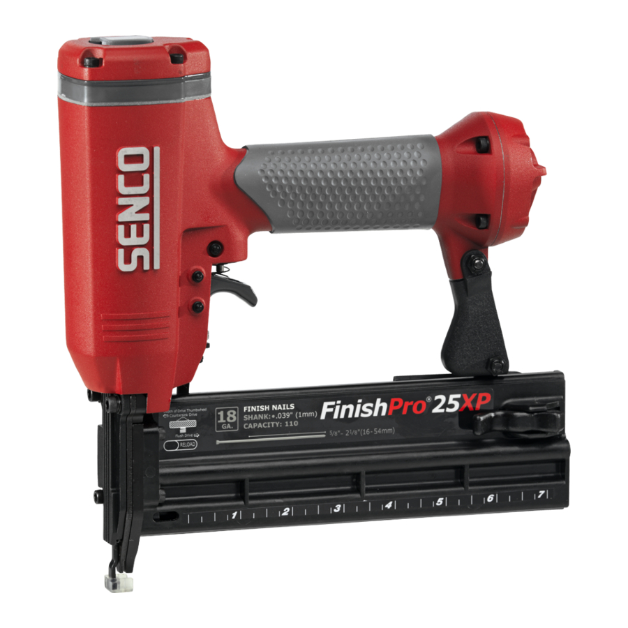 Senco FinishPro 25XP - Brad Nailer Manual