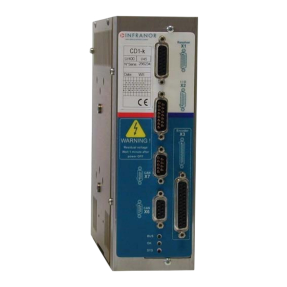 Infranor CD1-k User Manual
