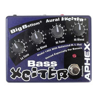 Aphex 1403 Guitar Xciter Instruction Manual