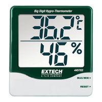 Extech Instruments 445703 Instruction Manual