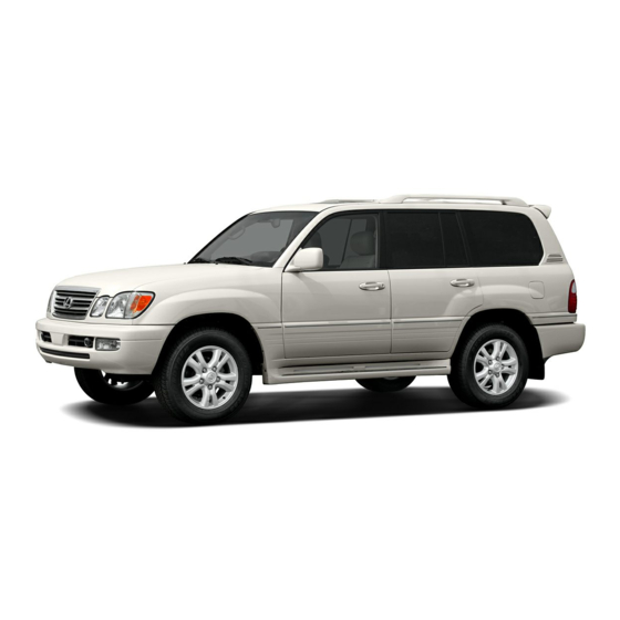 Lexus 2006 lx 470 Manual