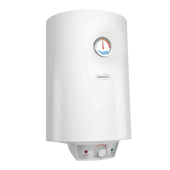 HAVELLS MONZA EC 10 L OPERATING INSTRUCTIONS MANUAL Pdf Download