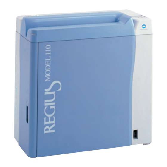 Konica Minolta REGIUS 110 Service Manual