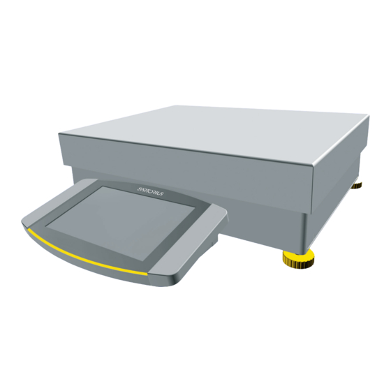 Sartorius Cubis MCA Series Operating Instructions Manual