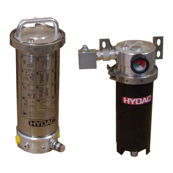 HYDAC FILTER SYSTEMS OLF5/Z INSTALLATION AND MAINTENANCE INSTRUCTIONS MANUAL Pdf Download