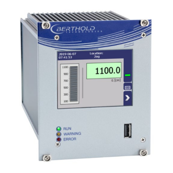 BERTHOLD DUO XPERT LB 478 MPLM OPERATING MANUAL Pdf Download ManualsLib