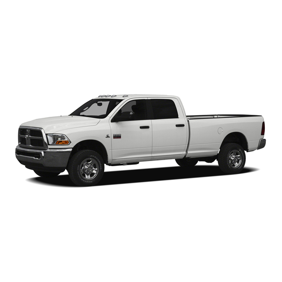 DODGE RAM 3500 2011 MAINTENANCE SCHEDULES Pdf Download | ManualsLib