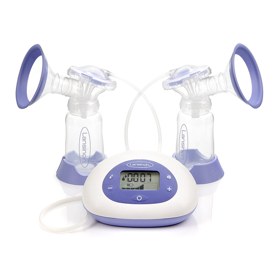 LANSINOH 2IN1 DOUBLE ELECTRIC BREAST PUMP QUICK START MANUAL Pdf