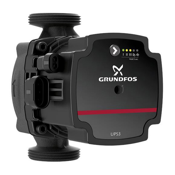 GRUNDFOS UPS3 INSTRUCTIONS MANUAL Pdf Download | ManualsLib
