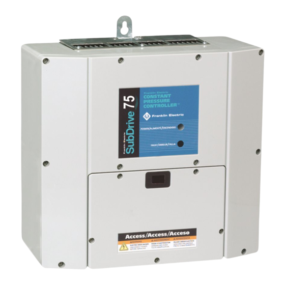 FRANKLIN ELECTRIC SUBDRIVE75 INSTALLATION MANUAL Pdf Download ManualsLib