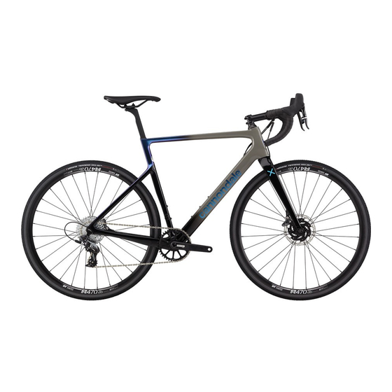 Cannondale SuperSix EVO CX Owner's Manual Supplement