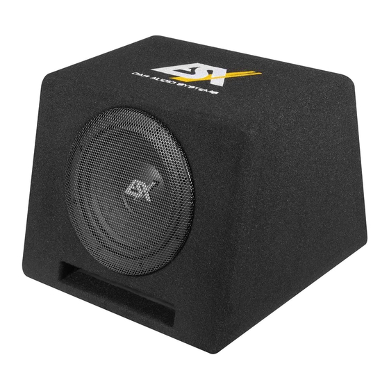 ESX DBX108Q Manual