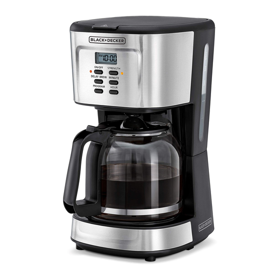 Black and decker outlet coffee maker troubleshooting