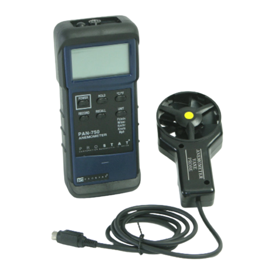 Prostat PAN-750 User Manual