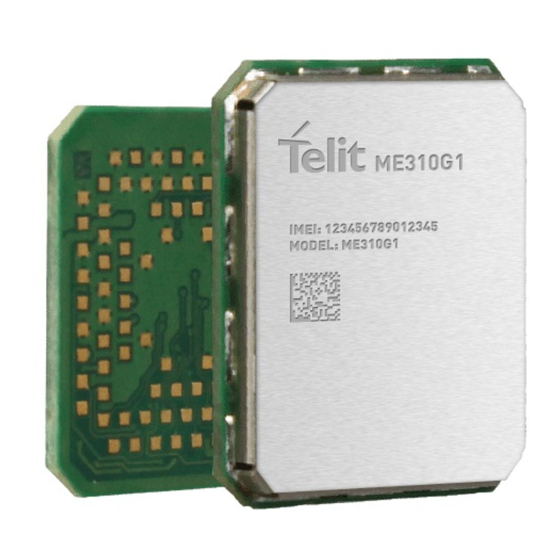 Telit Wireless Solutions ME310G1-W1 Hw Design Manual