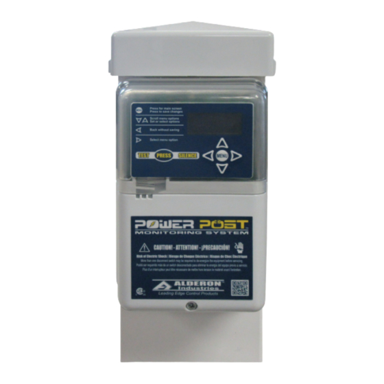 Alderon Industries Power Post PPCP Series Quick Start Manual