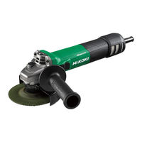 Hikoki G 13VE2 Handling Instructions Manual