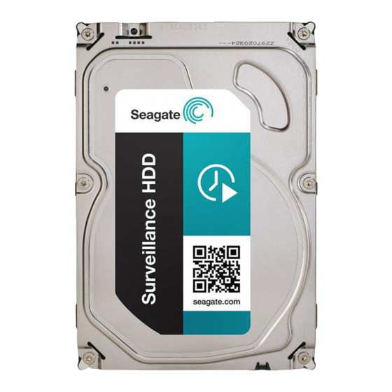 Seagate Surveillance HDD Product Manual