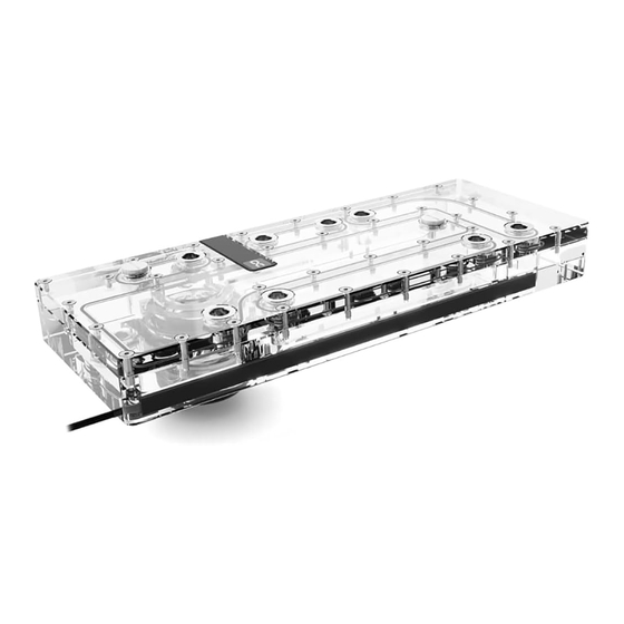 Alphacool Core Distroplate O11 Dynamic Evo/XL Installation Instructions Manual