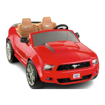 Fisher-Price POWER WHEELS Ford MUSTANG Owner's Manual
