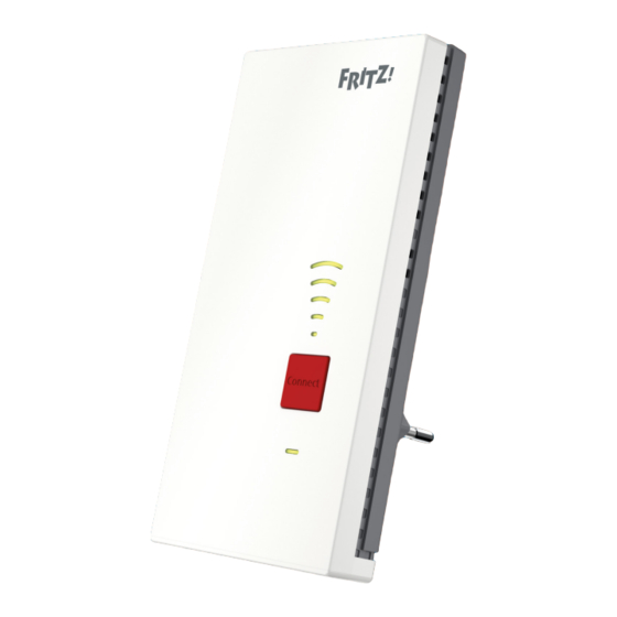 Fritz! Repeater 2400 Quick Start Manual