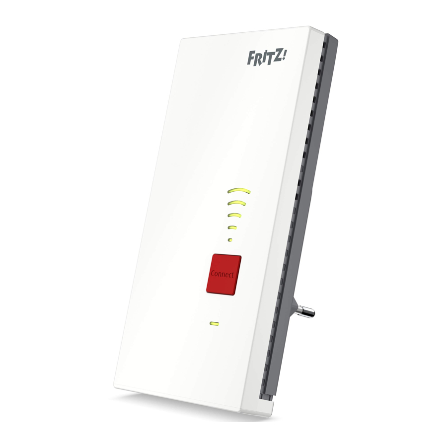 Fritz! Repeater 2400 Manuals