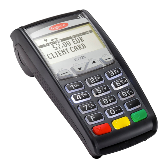 Ingenico ICT220 User Manual