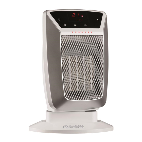 Olimpia splendid CALDOSTILE D Instructions For Installation, Use And Maintenance Manual